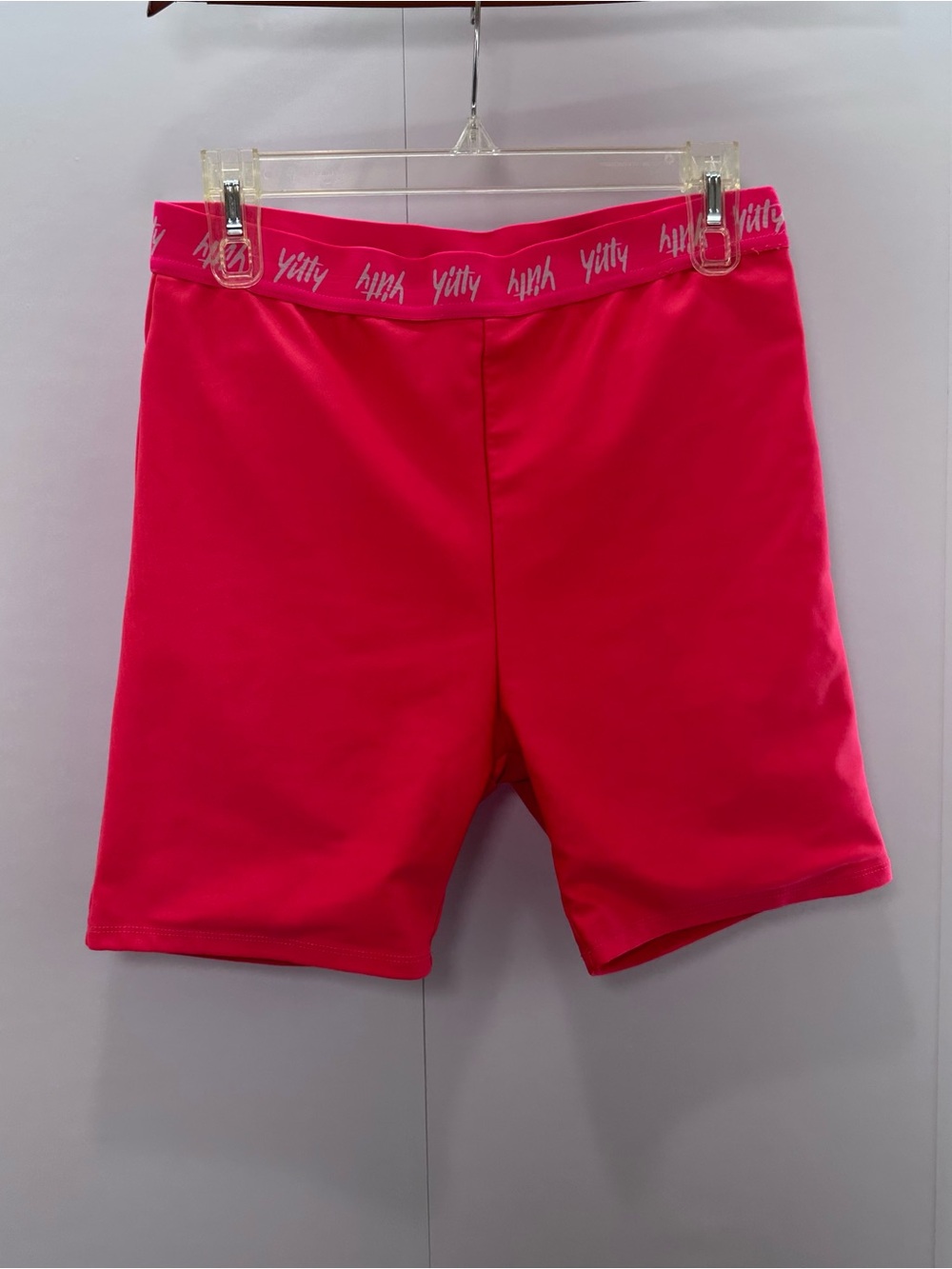 YITTY Hot Pink Athletic Bike Shorts